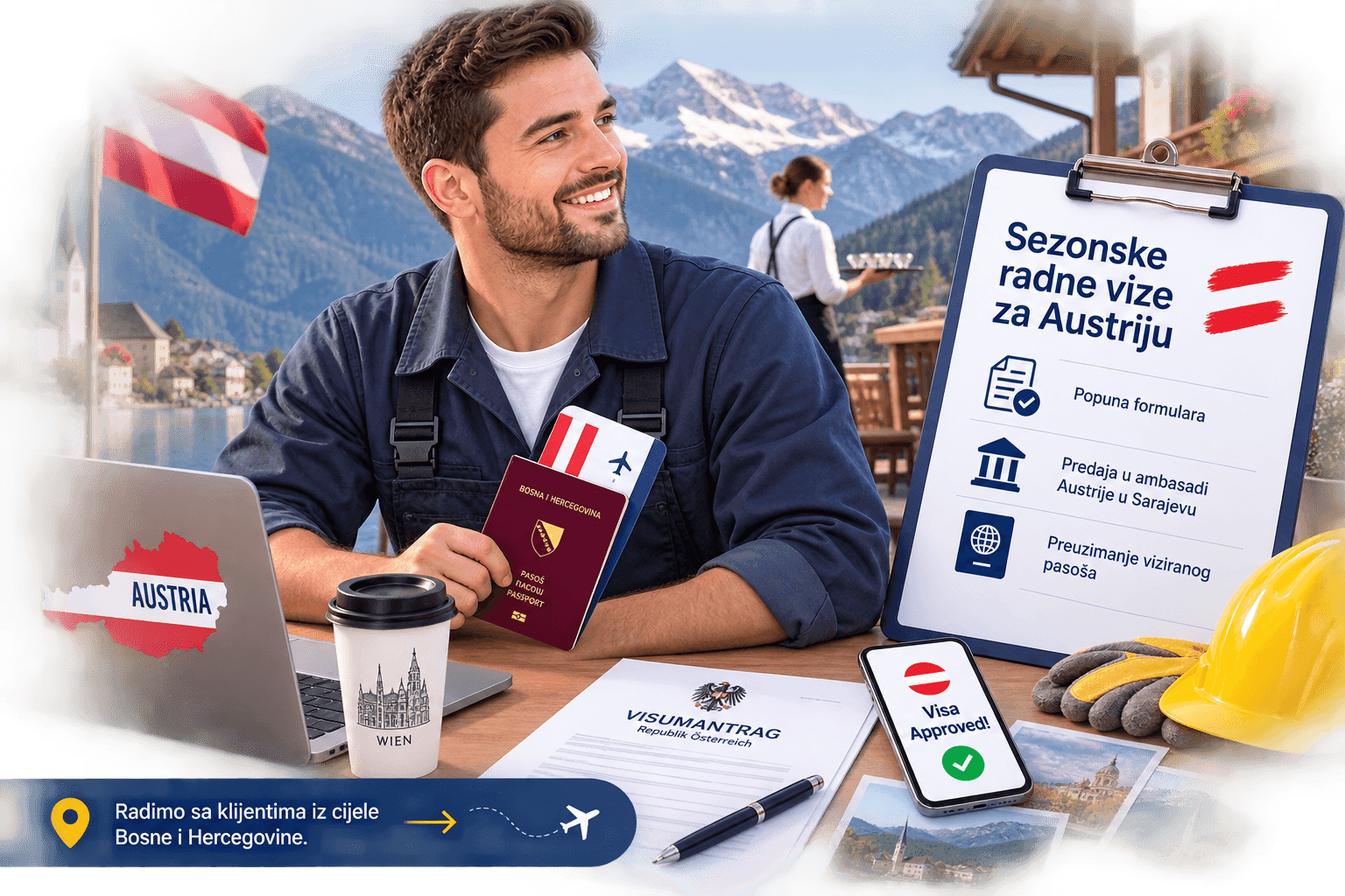 Sezonske radne vize za Austriju - Nova VIzija